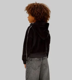 Børn Calvin Klein Cardigan - Velour - Sort