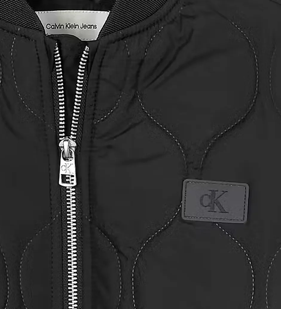 Overgangsjakker*Calvin Klein Dynejakke - Quilted - Sort