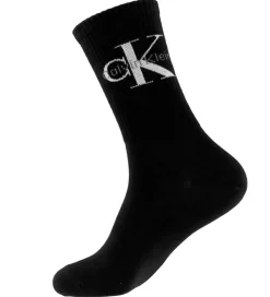 Strømper|Basis*Calvin Klein Strømper - 4-pak - Sort/Hvid m. Logo