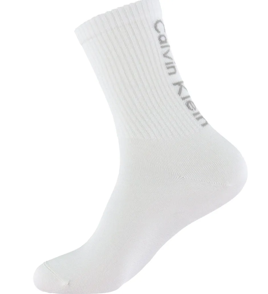 Strømper|Basis*Calvin Klein Strømper - 2-pak - Sort/Hvid