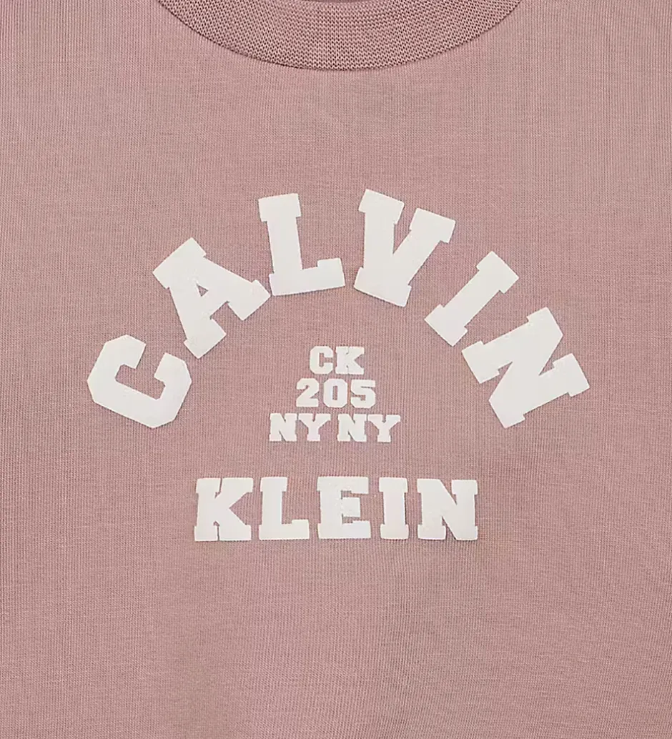 Børn Calvin Klein Sweatsæt - Varsity - Noble Rose