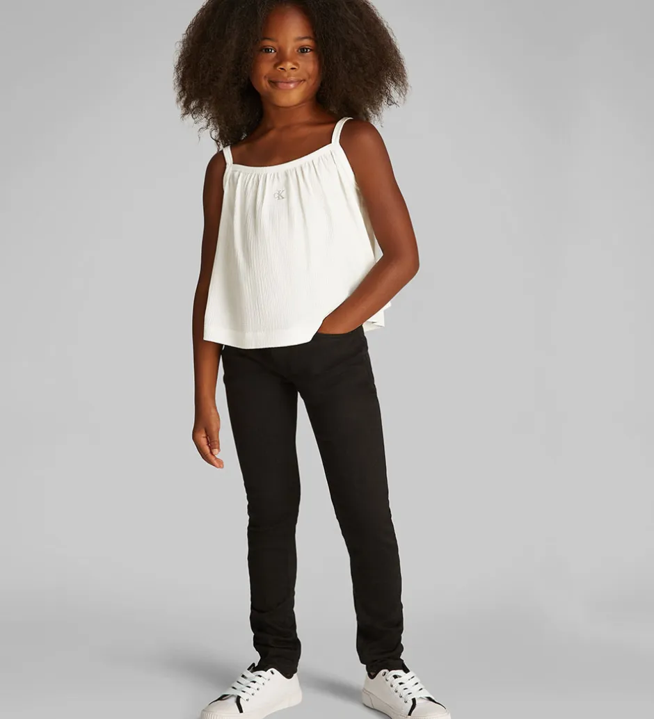 Toppe*Calvin Klein Top - Crinkle - Tofu