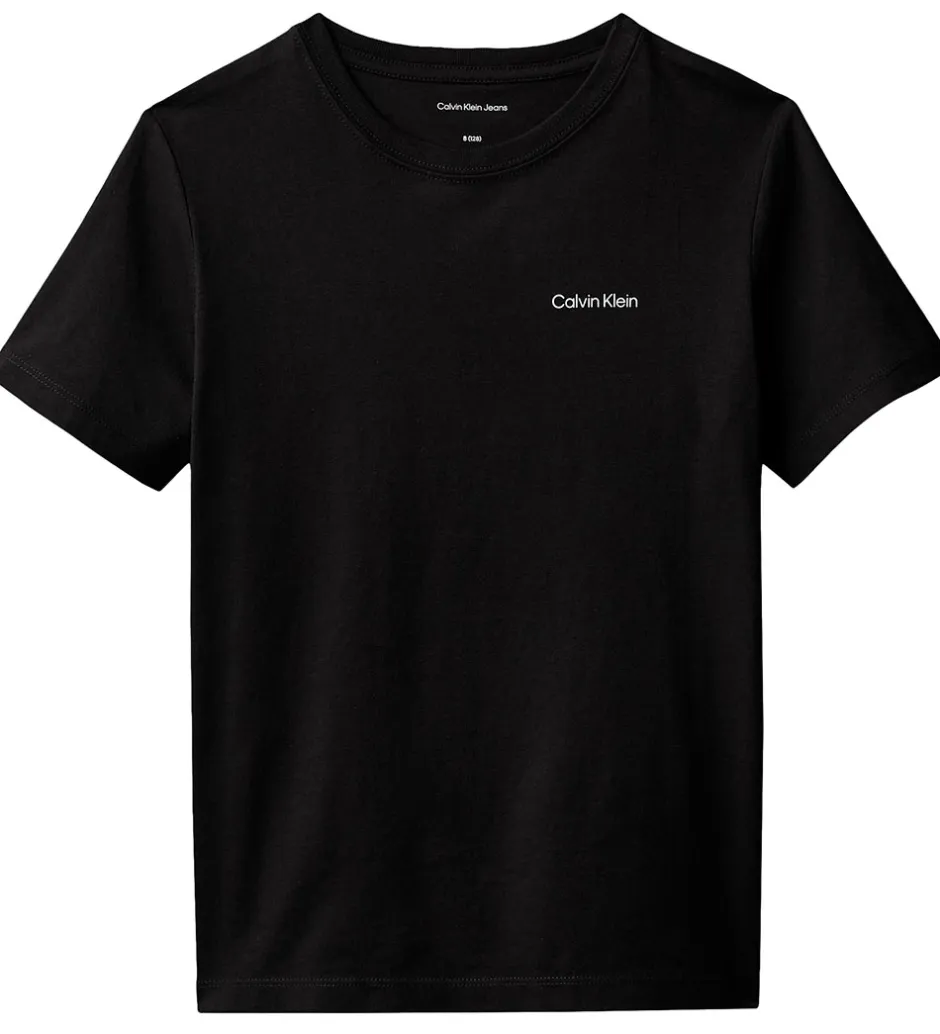 T-Shirts*Calvin Klein T-shirt - Chest Inst. Logo - CK Black