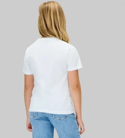 Børn Calvin Klein T-shirt - Monologo - Bright White