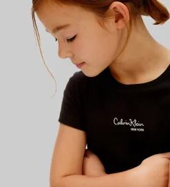 Børn Calvin Klein T-shirt - Signature - CK Black