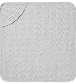 Babyhåndklæde- Og Poncho*Cam Cam Babyhåndklæde - 80x80 cm - Classic Grey m. Ører