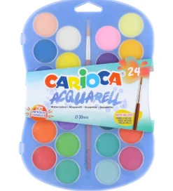 Kreativ Leg|Maling*Carioca Akvarelmaling - 24 Farver