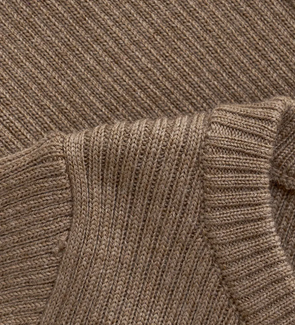 Striktrøjer*CeLaVi Cardigan - Uld - Cocoa Creme