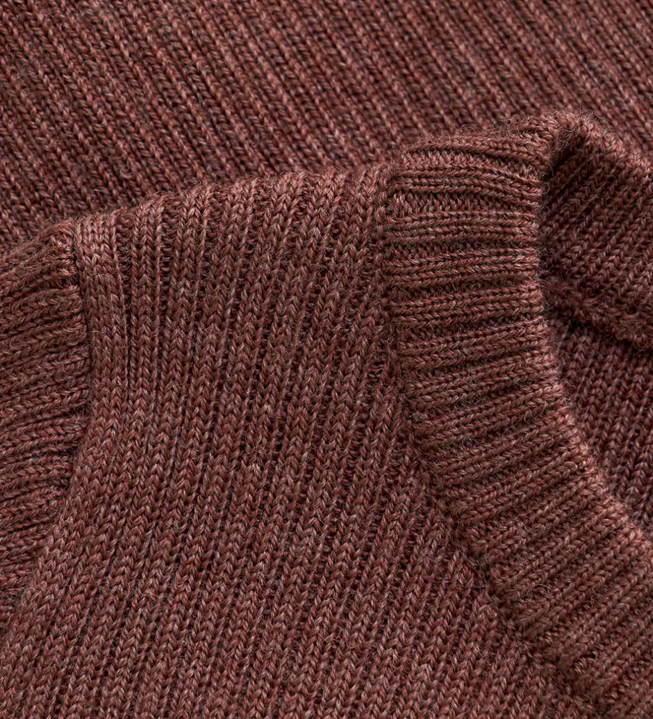 Striktrøjer*CeLaVi Cardigan - Uld - Marron