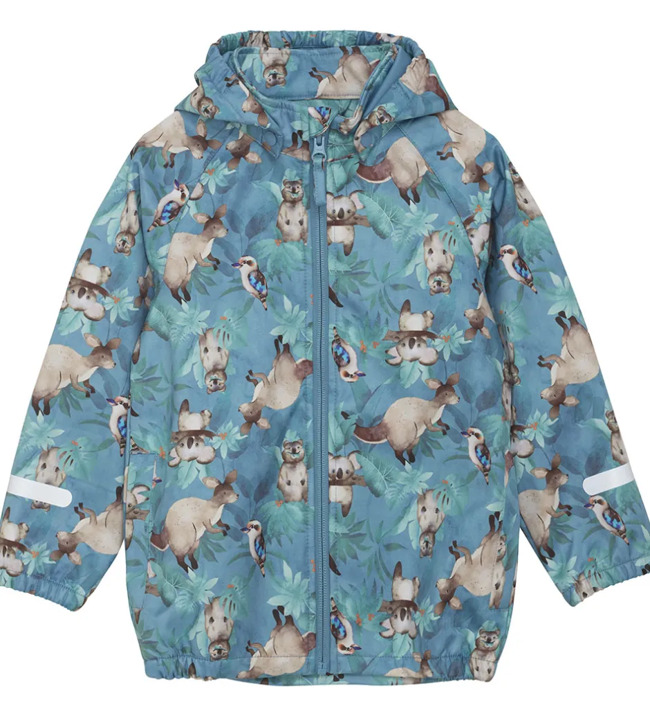 Børn CeLaVi Softshelljakke - Blue Heaven m. Print