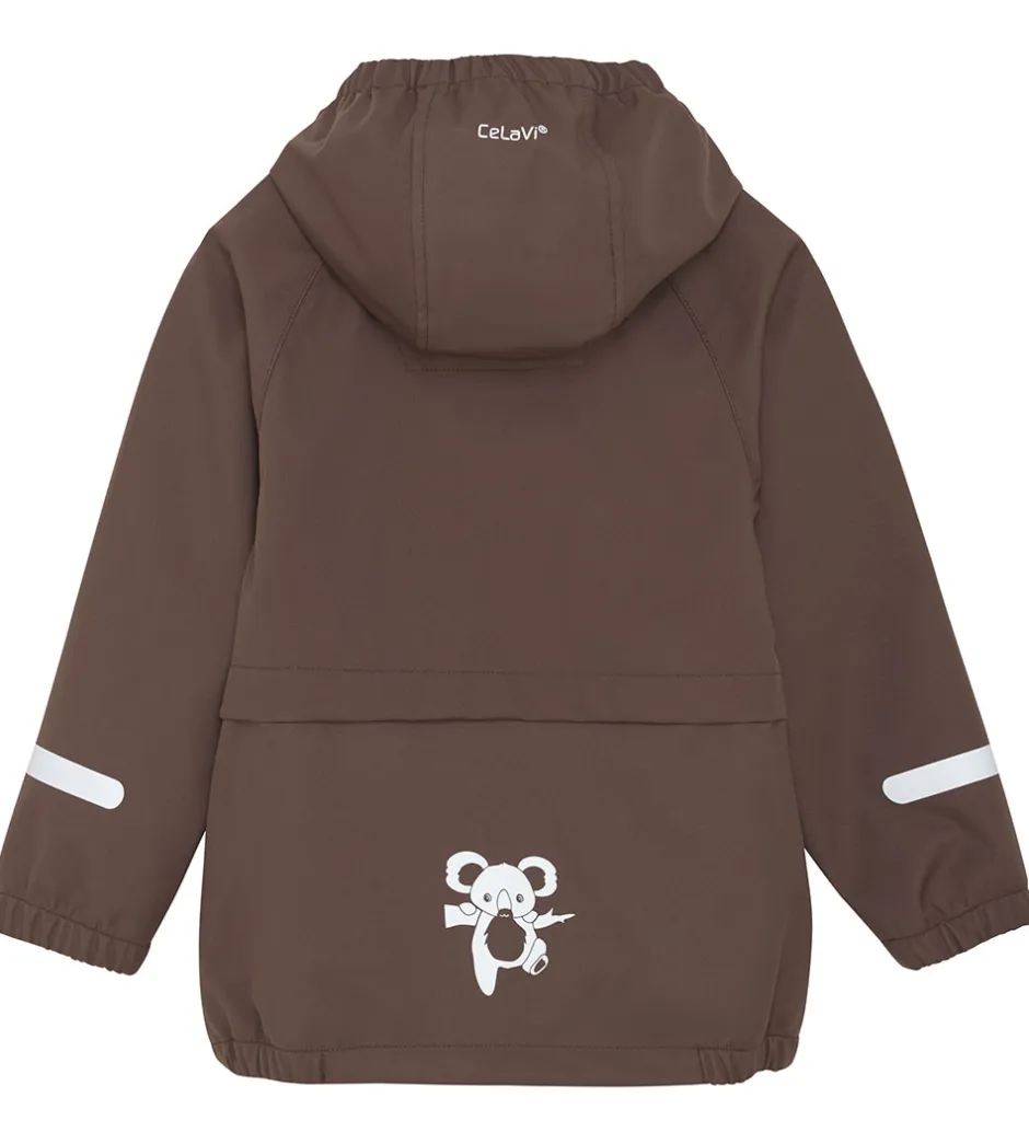 Softshell*CeLaVi Softshelljakke - French Roast