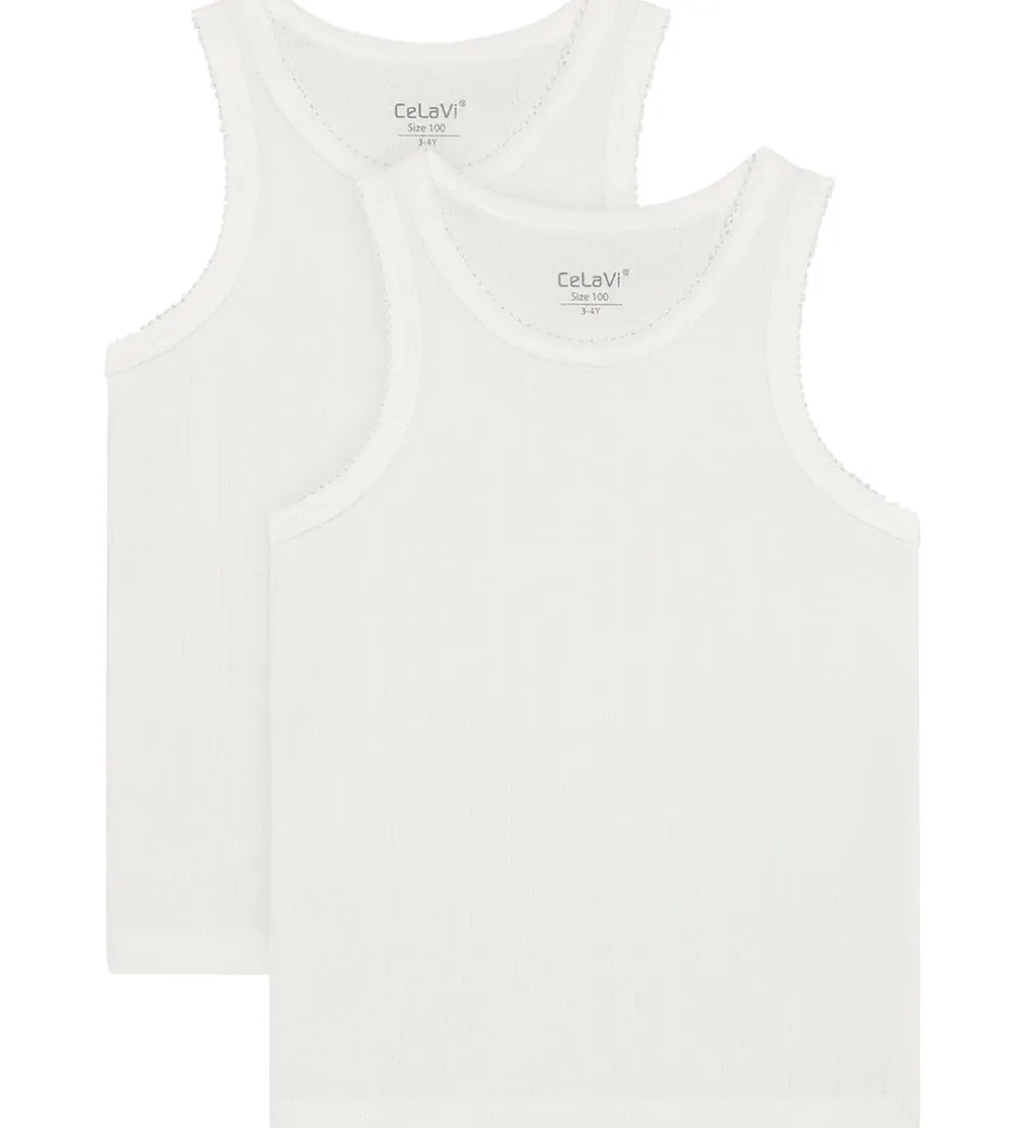 Børn CeLaVi Undertrøjer - 2-pak - Marshmallow White