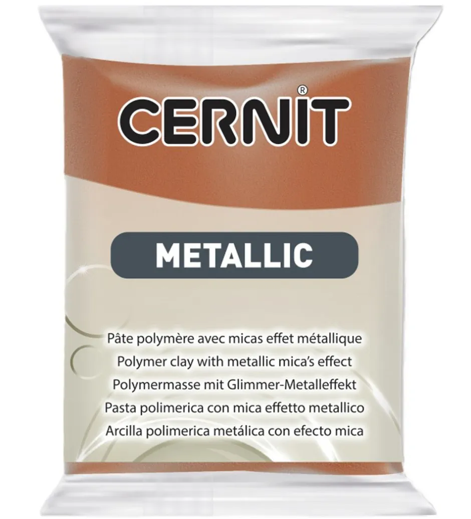 Modellervoks*Cernit Polymer Ler - Metallic - Bronze