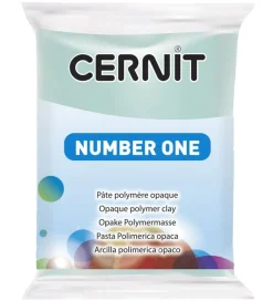 Modellervoks*Cernit Polymer Ler - Number One - Mintgrøn