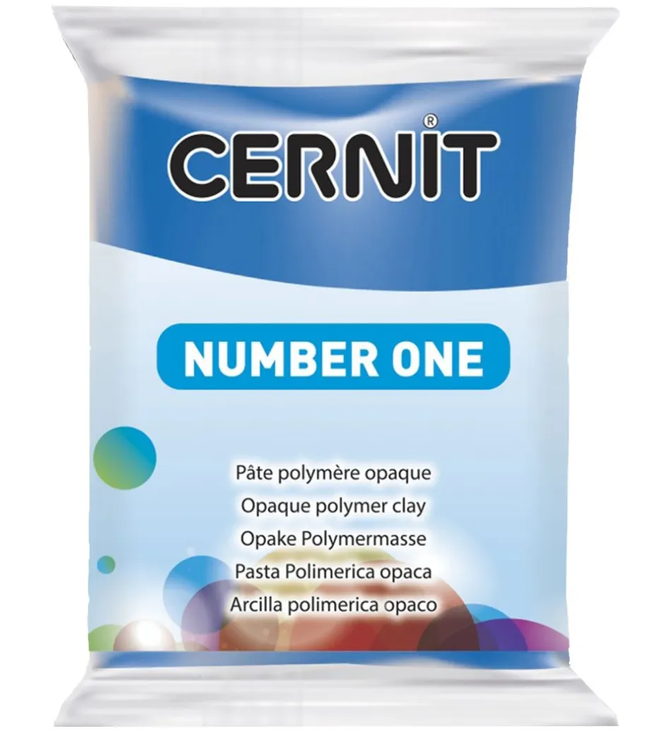 Cernit Polymer Ler - Number One - Blå