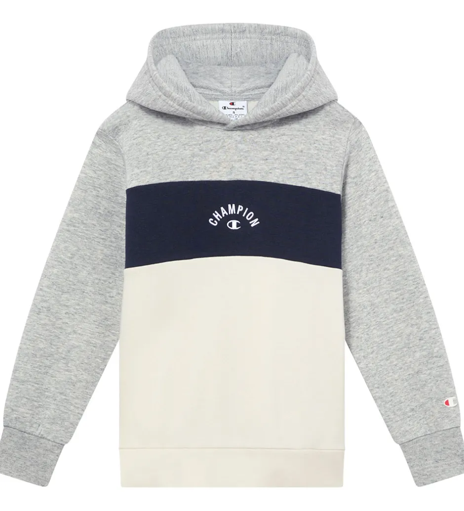 Børn Champion Hættetrøje - New Oxford Grey Melange