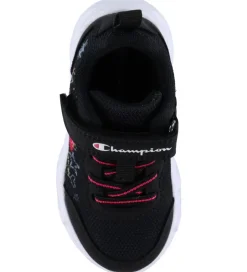 Børnesko Og Babysko|Blinkesko*Champion Sko m. Lys - Funfair Print G TD Low - Sort