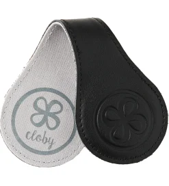 Barnevognsudstyr*Cloby Reflex Clips - 2 Stk. - Sort/Grå