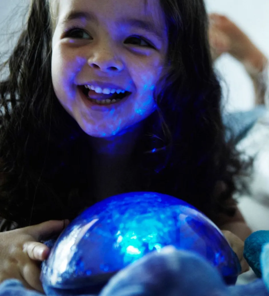 Fritstående Lamper*Cloud-B Natlampe m. Lyd - Tranquil - 27 cm - Ocean Blue Havskild