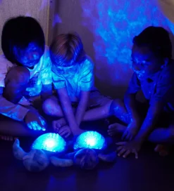 Fritstående Lamper*Cloud-B Natlampe m. Lyd - Tranquil - 27 cm - Ocean Blue Havskild