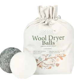 Plejeprodukter*Cocoon Company Vaskebolde - Uld - 4-pak - Grå/Hvid
