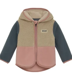 Fleece*Color Kids Fleecejakke - Baby Teddy - Woodrose