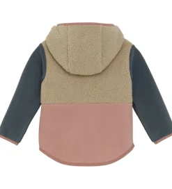 Fleece*Color Kids Fleecejakke - Baby Teddy - Woodrose