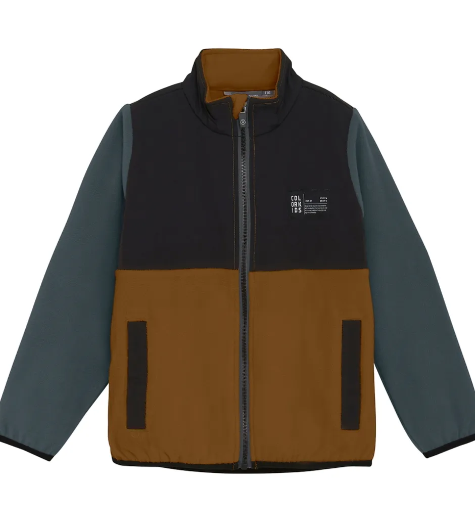 Fleece*Color Kids Fleecejakke - Nuthatch