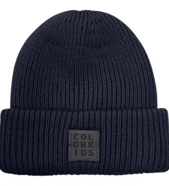 Huer Og Hatte*Color Kids Hue - Uld/Akryl - Strik - Total Eclipse