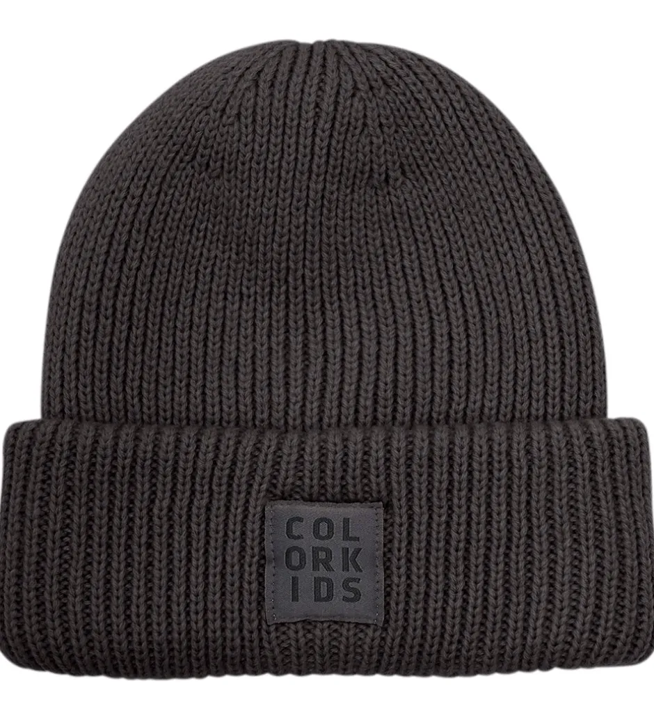 Huer Og Hatte*Color Kids Hue - Uld/Akryl - Strik - Phantom