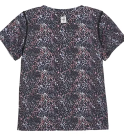Color Kids T-shirt - Phantom m. Blomster