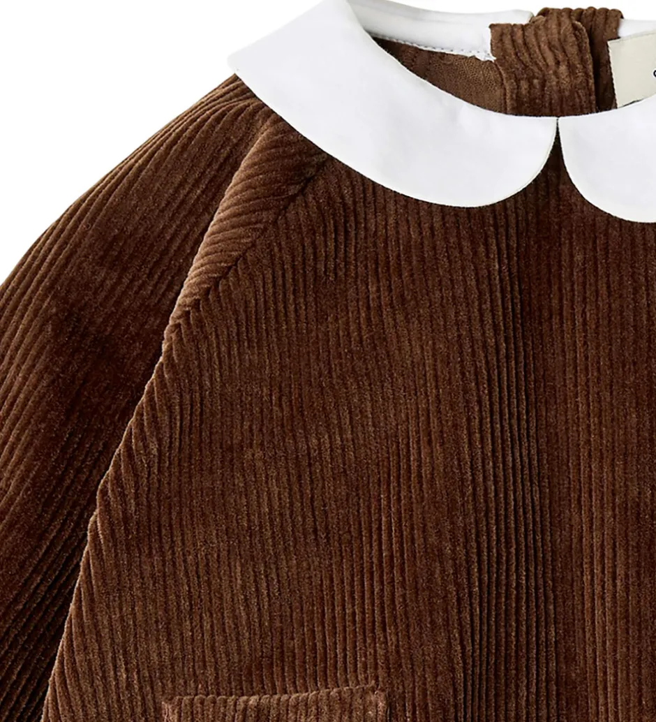 Kjoler|Pigetøj*Copenhagen Colors Sæt - Bluse/Bloomers - DK. Brown Comb