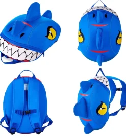 Børn Crazy Safety Børnehavetaske - Dragon - Blå