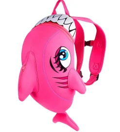 Børn Crazy Safety Børnehavetaske - Shark - Pink