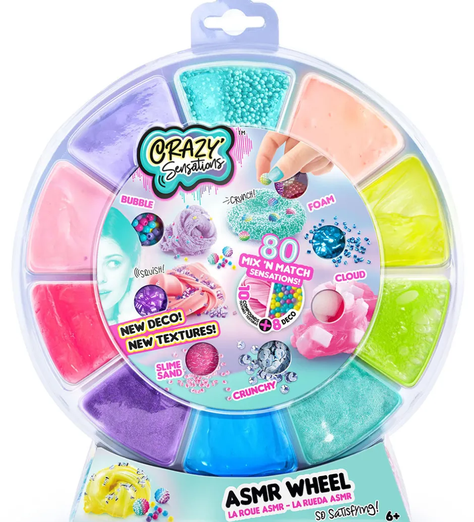 Slim*Crazy Sensations Sæt - Crazy ASMR Wheel - 10 stk.