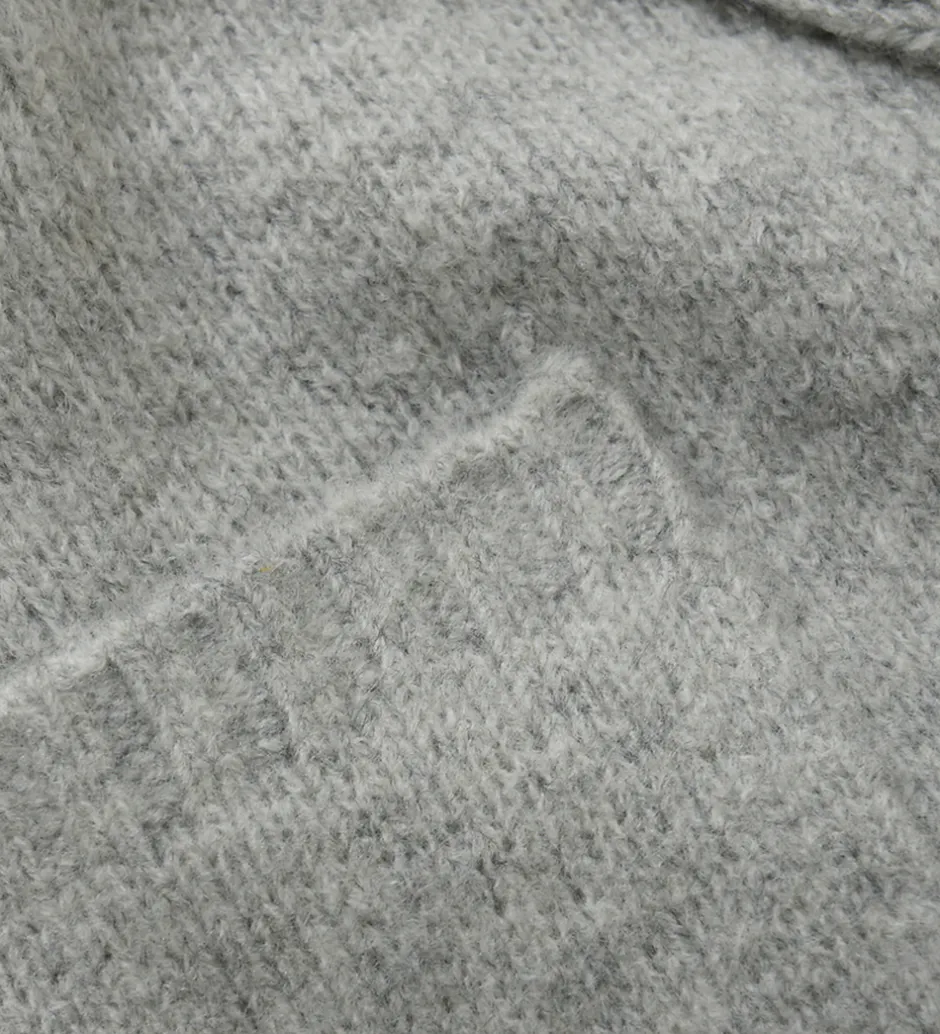 Børn Creamie Cardigan - Strik - Lang - Light Grey Melange