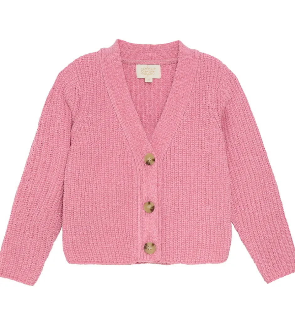 Striktrøjer*Creamie Cardigan - Strik - Wild Rose