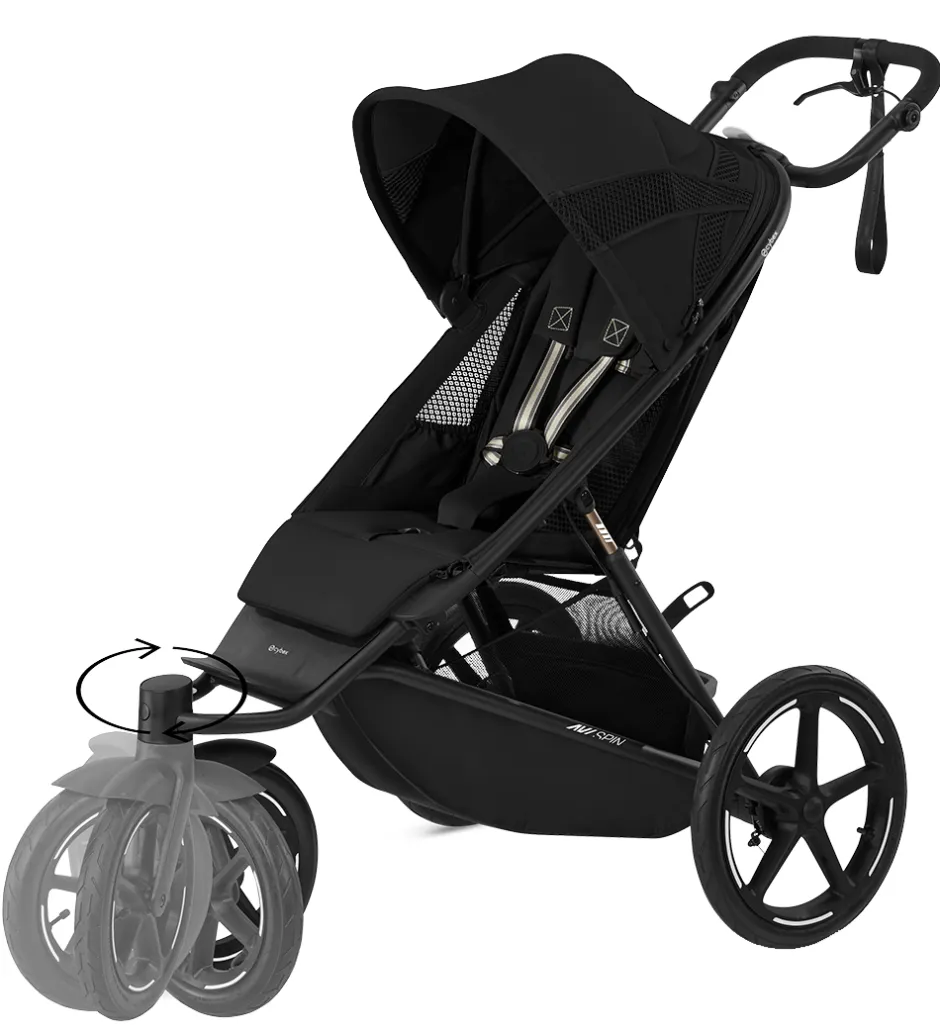 Cybex Klapvogn - Avi Spin - Moon Black