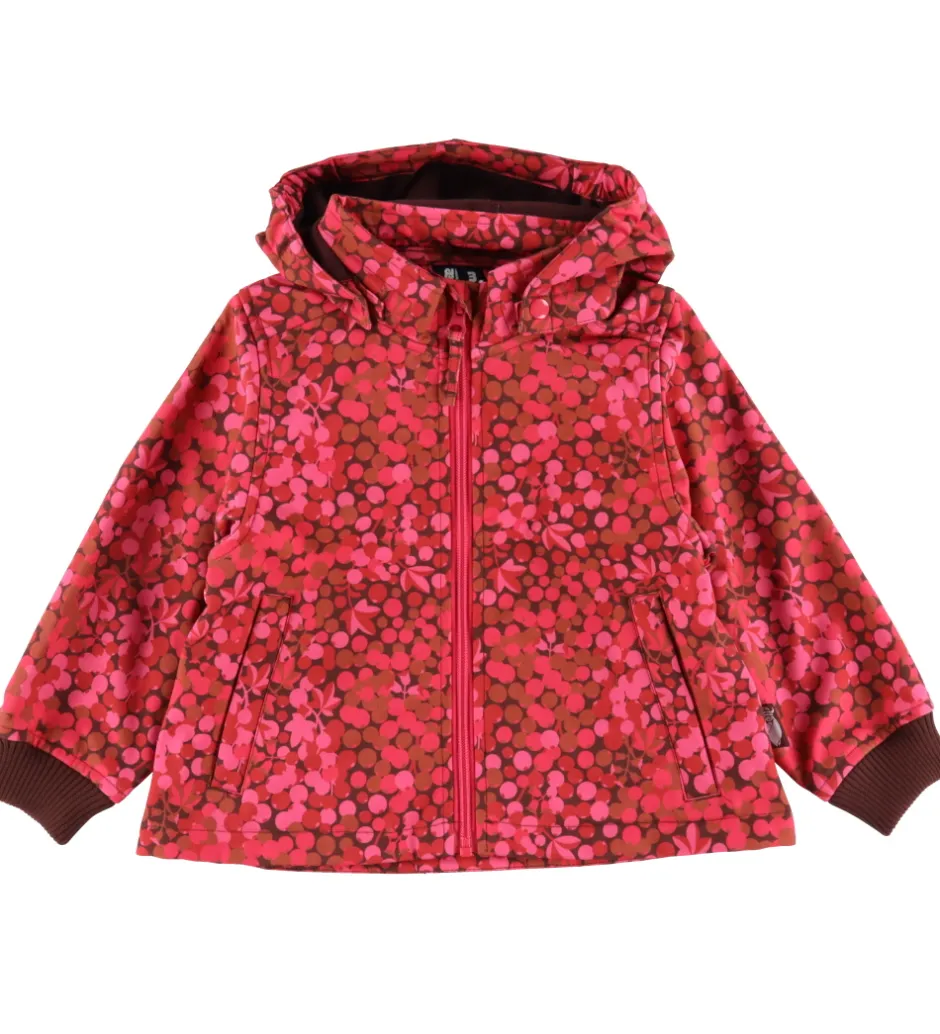 Børn Danefæ Softshelljakke m. Fleece - Danelaerke - Bright Pink Berry
