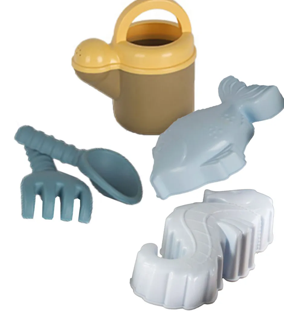 Dantoy BIO Plastic Sandsæt - 4 Dele - Grøn/Blå