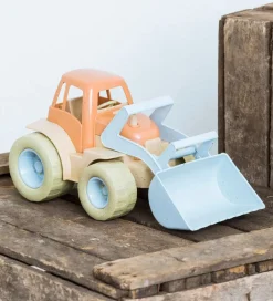 Dantoy BIO Plastic Traktor m. Grab - 29 cm - Pastel