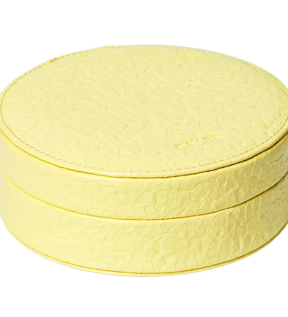 Smykkeskrin|Smykker*DAY ET Smykkeskrin - Jewelry Zip - Crackle Lemon Verbena