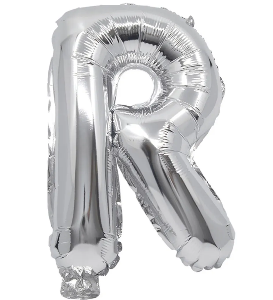 Decorata Party Foileballon - 35 cm - R - Sølv