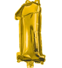 Festartikler*Decorata Party Foileballon - 85 cm - No 1 - Guld