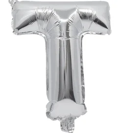 Decorata Party Foileballon - 32 cm - T - Sølv
