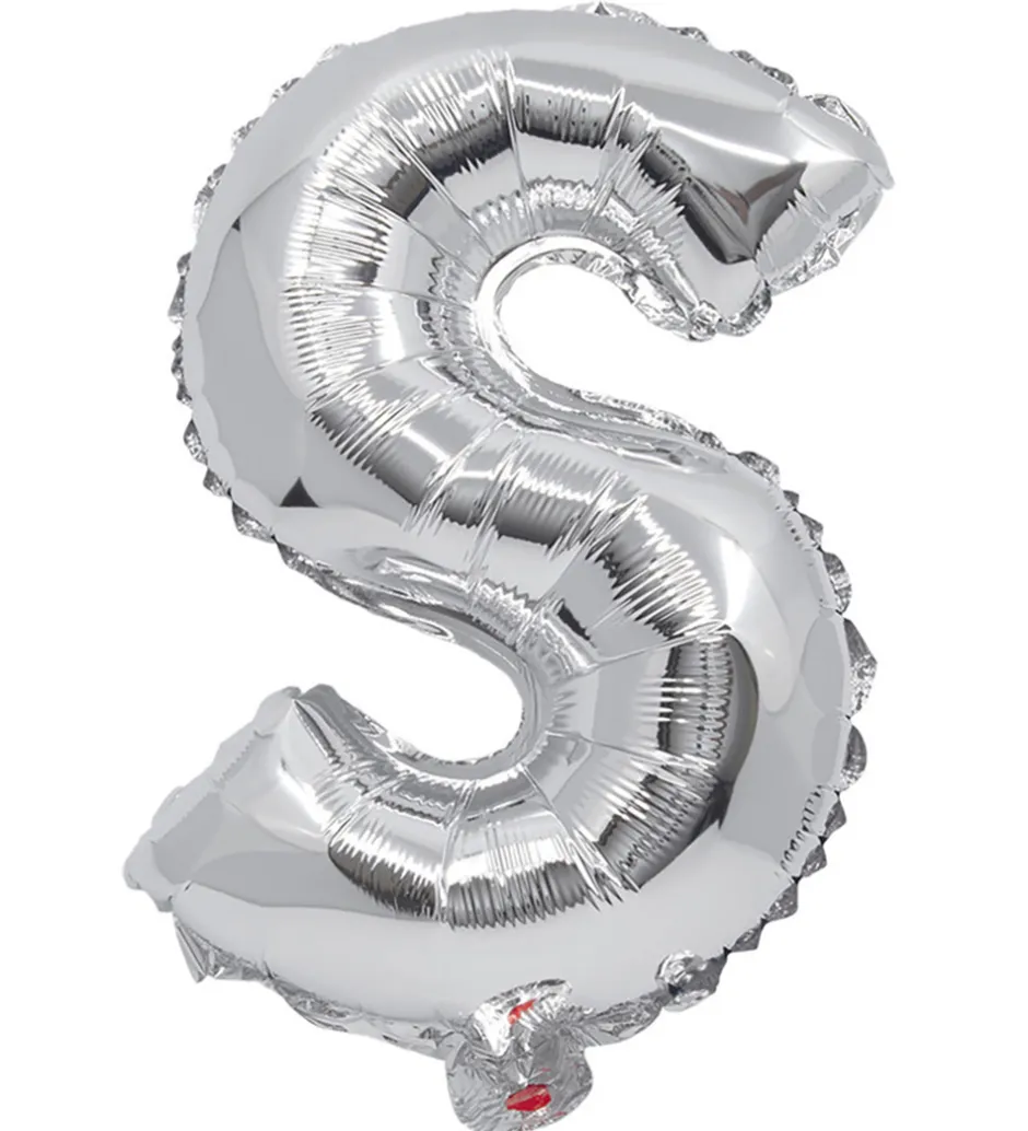 Decorata Party Foileballon - 31 cm - S - Sølv