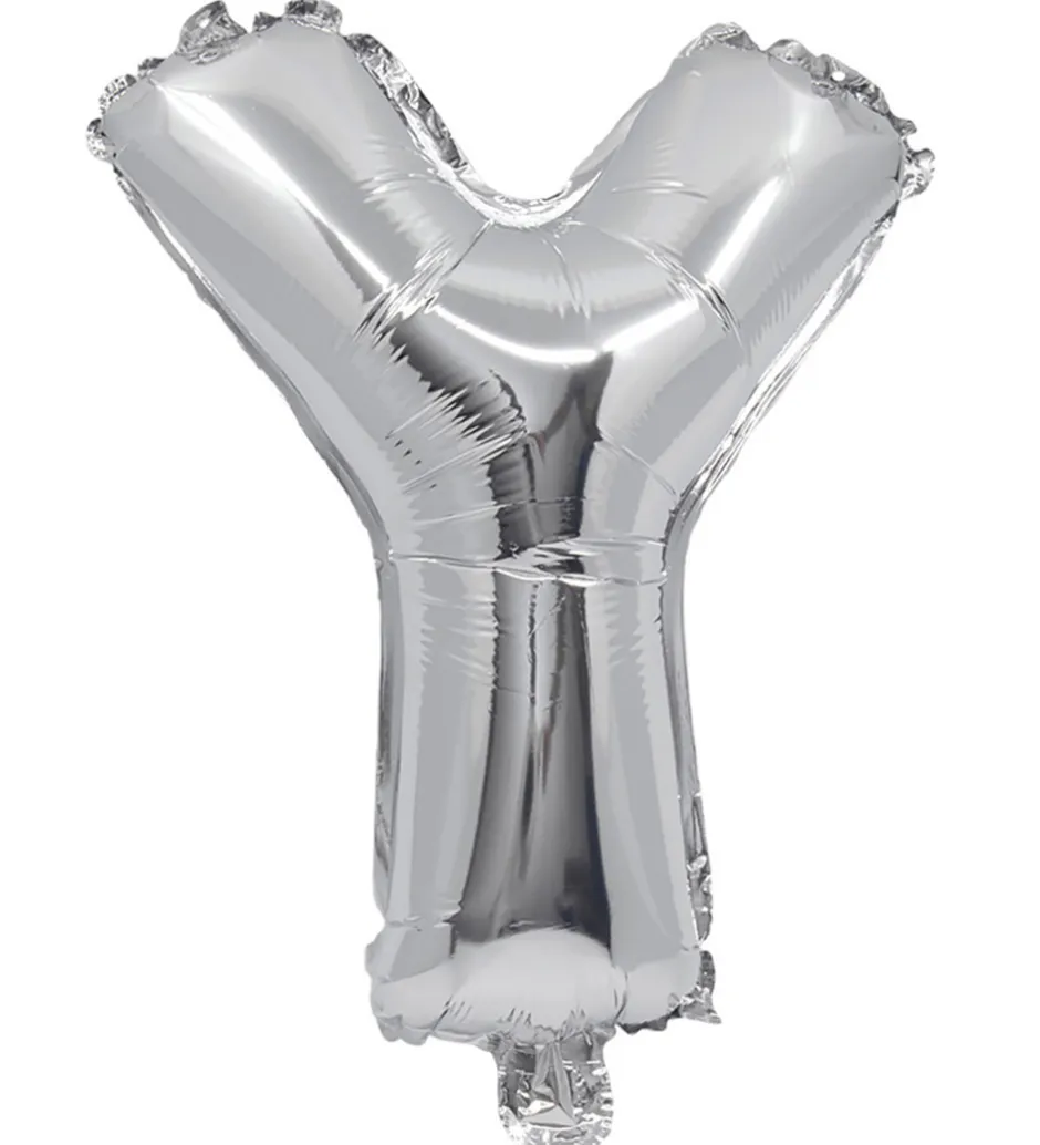 Decorata Party Foileballon - 32 cm - Y - Sølv