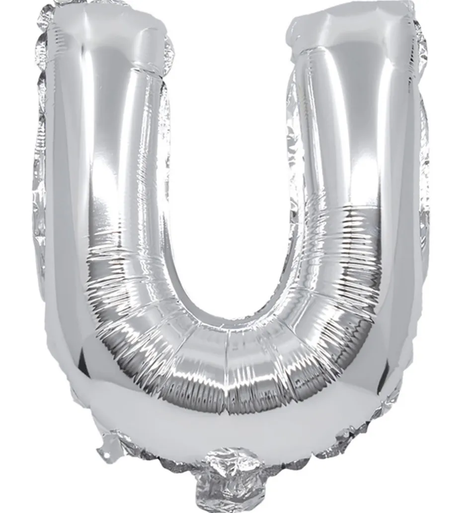 Decorata Party Foileballon - 31 cm - U - Sølv