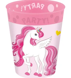 Kop Og Tudekop*Decorata Party Plastikkopper - 4-pak - 250 ml - Unicorn Rainbow