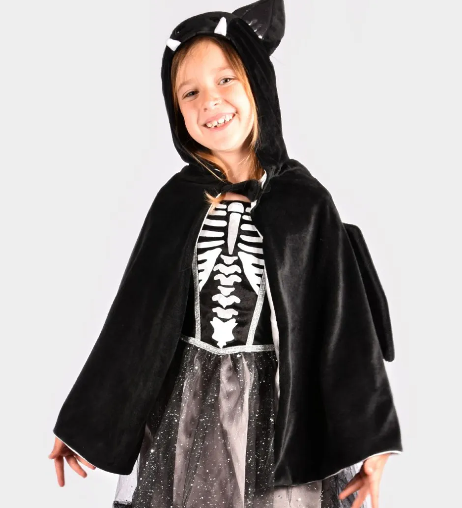 Halloween*Den Goda Fen Udklædning - Flagermus kappe - Sort